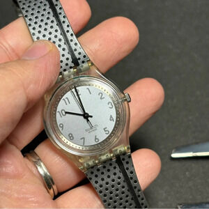 2002 Swatch Watch Access Fast & Steep SKK123C Working New Battery